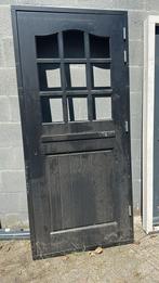 Deur met kozijn, Doe-het-zelf en Verbouw, Deuren en Horren, 80 tot 100 cm, Ophalen of Verzenden, 200 tot 215 cm, Buitendeur