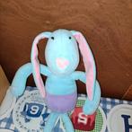 Jumbo konijn knuffel blauw paars 30 cm groot, Kinderen en Baby's, Speelgoed | Knuffels en Pluche, Konijn, Ophalen of Verzenden
