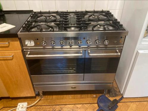 Boretti gasfornuis, Witgoed en Apparatuur, Fornuizen, Gebruikt, Vrijstaand, Gas, 5 kookzones of meer, 60 cm of meer, Ophalen of Verzenden