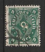 Duitsland 1921 - Posthoorn, Ophalen of Verzenden, Overige periodes, Gestempeld