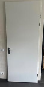 2x binnendeur wit (links), 215 cm of meer, 80 tot 100 cm, Ophalen of Verzenden, Zo goed als nieuw