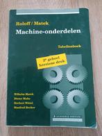 Tabellenboek Roloff Matek Machine Onderdelen 1999, Boeken, Techniek, Ophalen of Verzenden, Zo goed als nieuw