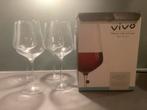 Rode wijnglazen Vivo, Ophalen of Verzenden, Nieuw, Overige typen