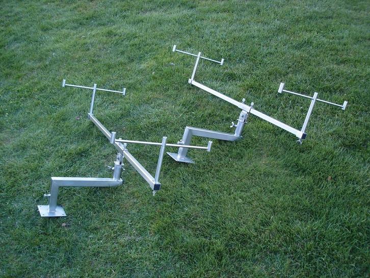 RVS boot rodpod steun met verleng arm , zeer degelijk !, Watersport en Boten, Hengelsport | Karpervissen, Nieuw, Overige typen