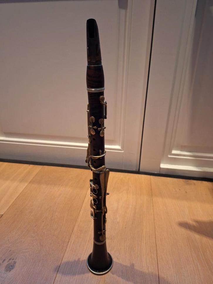 Oude Klarinet zonder Merk - Verzamelaarsobject, Muziek en Instrumenten, Blaasinstrumenten | Klarinetten, Gebruikt, Bes-klarinet