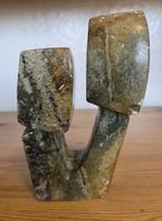 Beeldje ‘Koppel’ 18 cm, Shona Zimbabwe, Ophalen of Verzenden