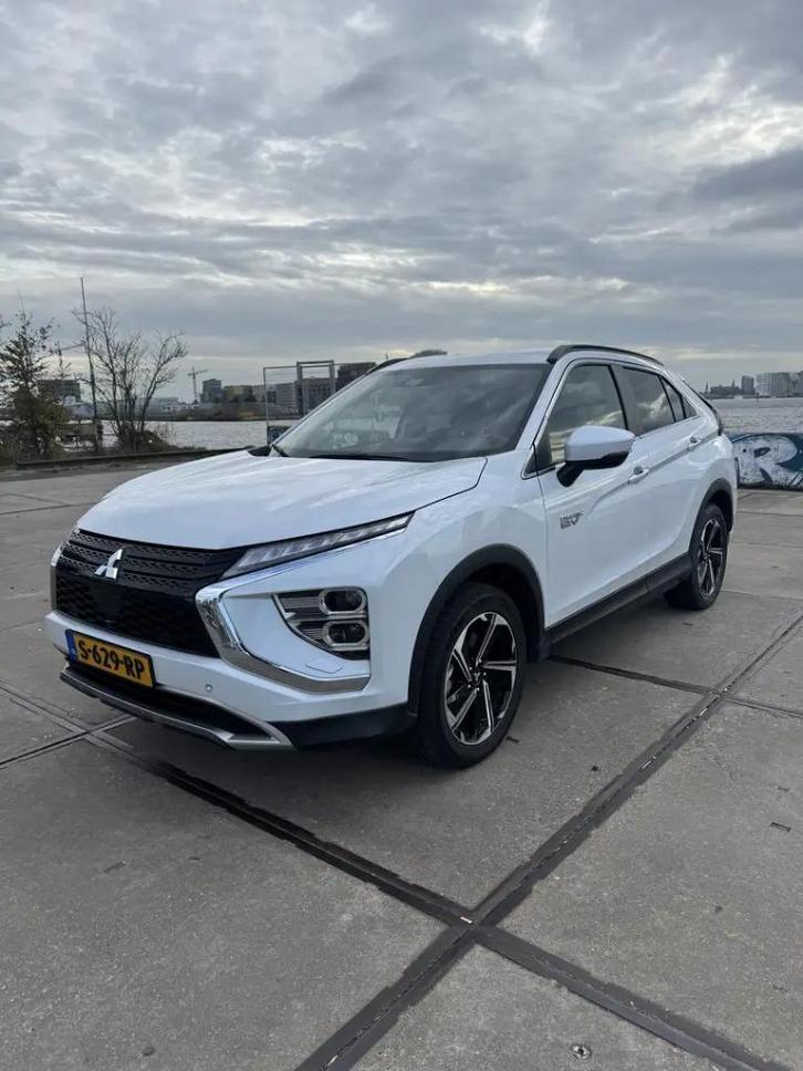 Mitsubishi Eclipse Cross 2.4 Phev S-awc 98pk Aut. 2023 Wit, Auto's, Mitsubishi, Bedrijf, Eclipse Cross, ABS, Achteruitrijcamera