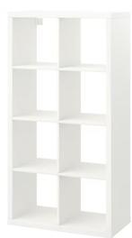 Ikea Kallax 8 vakken wit, Huis en Inrichting, Kasten | Boekenkasten, 50 tot 100 cm, Overige materialen, 25 tot 50 cm, 100 tot 150 cm