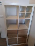 IKEA Kallax kast met 6 inzetten, Ophalen, Gebruikt, Met deur(en), 50 tot 100 cm