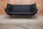 OPNIEUW beklede zwarte leren Leolux Tango design bank, Huis en Inrichting, Banken | Bankstellen, Ophalen, Leolux, Leolux, Design