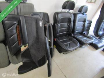 Interieur opel omega b in zwart leer + veel onderdelen beschikbaar voor biedingen