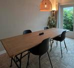 Prachtige eikenhouten eettafel (6 personen), Gebruikt, Eikenhout, 200 cm of meer, Vijf personen of meer