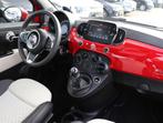 Fiat 500 1.0 Hybrid Dolcevita I Panoramadak I Apple/Android, Gebruikt, 4 stoelen, Leder en Stof, Handgeschakeld