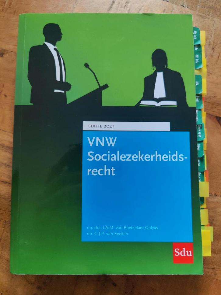 VNW Socialezekerheidsrecht 2021, Boeken, Wetenschap, Zo goed als nieuw, Ophalen of Verzenden