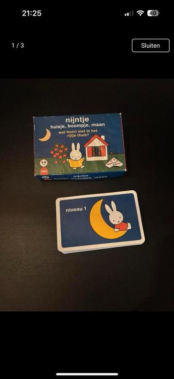 Nijntje huisje boompje maan beschikbaar voor biedingen