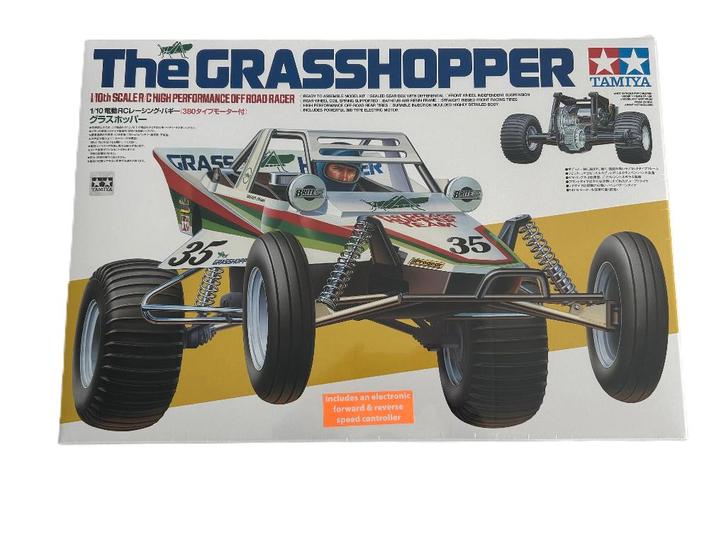 Tamiya 58346 1/10 RC The Grasshopper I 2005 2WD LWA rc auto, Hobby en Vrije tijd, Modelbouw | Radiografisch | Auto's, Nieuw, Auto offroad