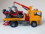 Bruder Speelgoed Set: Bergingstruck, Tractor & Shovel, Ophalen of Verzenden, Gebruikt