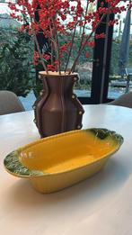 Vintage Franse ovenschaal majolica stijl, BCI, France, Verzamelen, Retro, Ophalen of Verzenden, Huis en Inrichting