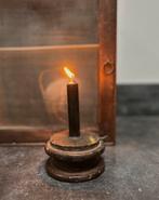 Oude spoel kandelaar India oosters sober sleets, Ophalen of Verzenden