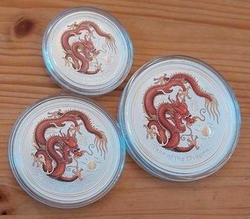 Lunar II Dragon 0,5, 1 en 2 oz color  beschikbaar voor biedingen