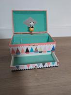 Sieraden doosje pandabeer, Ophalen of Verzenden, Zo goed als nieuw, Hardcase, Met spiegeltje(s)