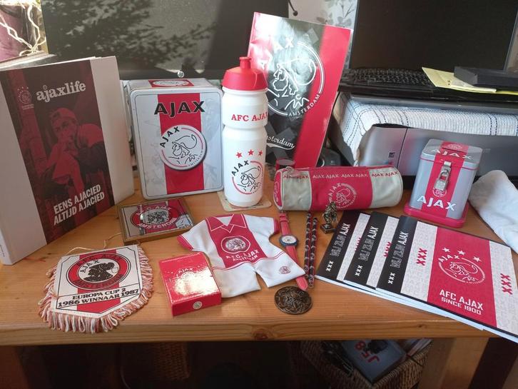 Ajax Fan Spullen Collectie, Verzamelen, Sportartikelen en Voetbal, Gebruikt, Overige typen, Ajax, Ophalen of Verzenden