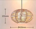 Prachtige hanglamp van natuurlijk materiaal, Hout, Ophalen of Verzenden, Zo goed als nieuw, Modern