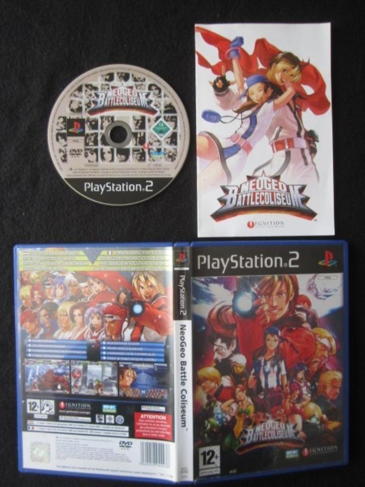 PS2 - Neo Geo Battle Coliseum NeoGeo - Playstation 2, Spelcomputers en Games, Games | Sony PlayStation 2, Gebruikt, Overige genres