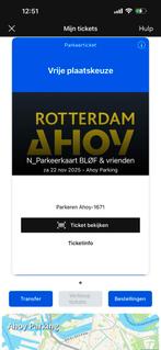 Parkeerticket Blof 22 november, Tickets en Kaartjes, Eén persoon