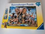 Puzzel 300 stukjes Afrikaanse dieren, Hobby en Vrije tijd, Denksport en Puzzels, Ophalen of Verzenden, Minder dan 500 stukjes