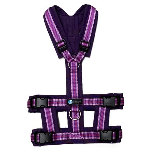 Annyx Safety Hondentuig – Limited Edition Paars-Gestreept, Dieren en Toebehoren, Hondenriemen, Nieuw, Hondenriem, Ophalen of Verzenden
