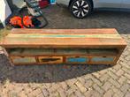 Sloophouten TV Meubel - 200cm, Huis en Inrichting, Kasten | Televisiemeubels, Ophalen, Gebruikt, 150 tot 200 cm, Minder dan 100 cm