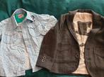 Blazer en blouse 92 98 104, Ophalen of Verzenden, Zo goed als nieuw, Jongen, Overhemd of Blouse
