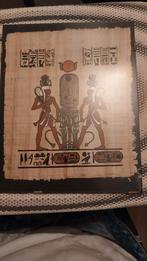 Egyptische afbeelding op papyrus, Ophalen of Verzenden