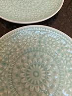 Twee gedetailleerde ontbijtborden, Ophalen of Verzenden, Bord