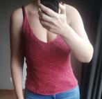 Gebreide Top Cotton Club Rood Ongedragen, Kleding | Dames, Tops, Maat 38/40 (M), Verzenden, Nieuw, Zonder mouw
