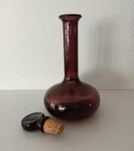 Karaf / vaasje met stolp, aubergine, Ophalen of Verzenden