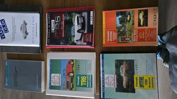 Werkplaats boeken,  Merc. Pagode, Triumph  TR 6 en    beschikbaar voor biedingen