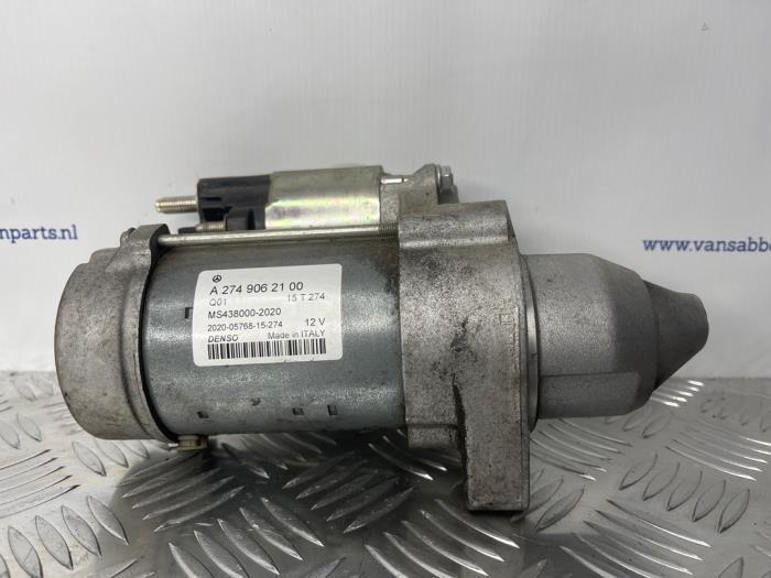 Startmotor van een Mercedes C-Klasse, Auto-onderdelen, Motor en Toebehoren, Mercedes-Benz, Gebruikt, 3 maanden garantie