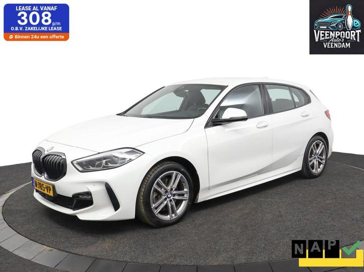 BMW 1-serie 118i Sport Leder Airco Trekhaak Cruise M-Pakket, Auto's, BMW, Bedrijf, Te koop, 1-Serie, Airconditioning, Centrale vergrendeling