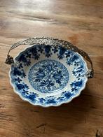 Antiek Tichelaar Schaaltje met Zilveren Beugel, Ophalen of Verzenden