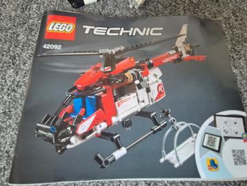 Lego technic  reddingshelikopter  beschikbaar voor biedingen
