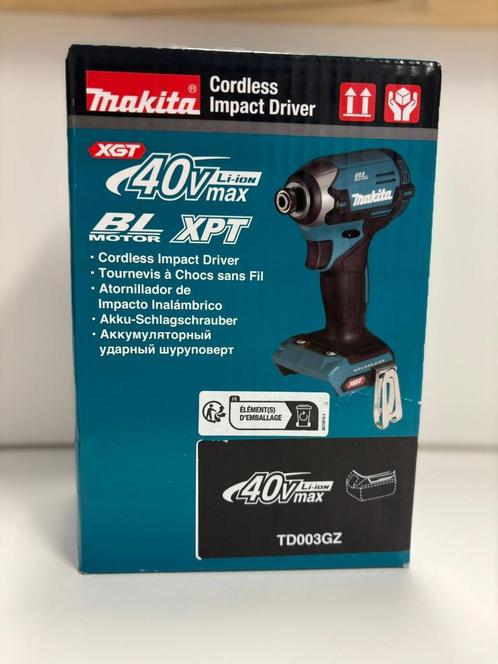 Makita TD003GZ 40V Max XGT Slagschroevendraaier Nieuw in Doo, Hobby en Vrije tijd, Overige Hobby en Vrije tijd, Nieuw, Ophalen of Verzenden