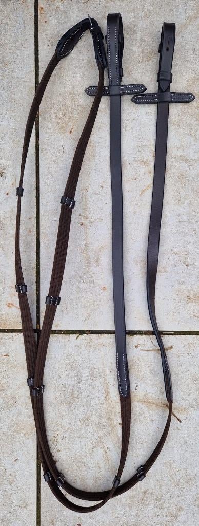 Leren teugels, Dieren en Toebehoren, Ophalen of Verzenden, Nieuw, Recreatie