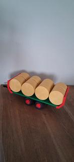 Bruder Speelgoed Tractor met Aanhanger en Hooibalen, Ophalen of Verzenden, Zo goed als nieuw, Jongen of Meisje