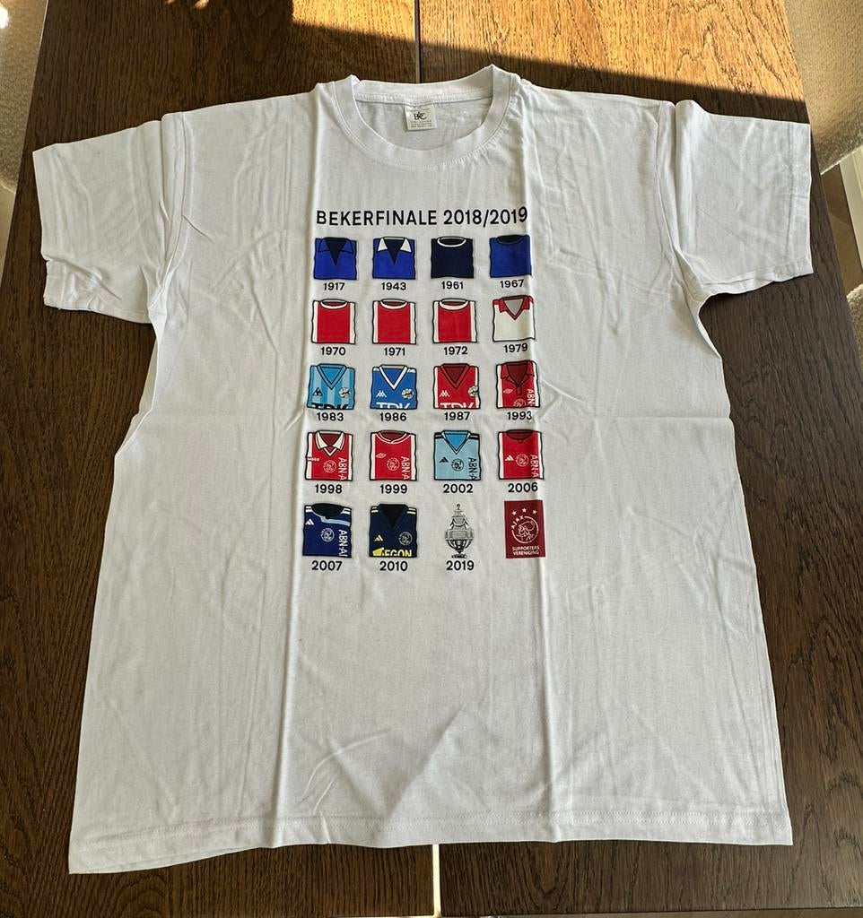 Ajax Supportersshirt bekerfinale 2018/2019 - special edition, Ophalen of Verzenden, Zo goed als nieuw, Maat 56/58 (XL), Rood