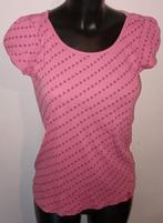 Roze t shirt met cupido, Korte mouw, Roze, Ophalen, Maat 38/40 (M)