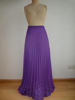 Hoffmann Création maxi rok maat 32 vintage plissé paars, Hoffmann vintage, Verzenden, Paars, Maat 34 (XS) of kleiner