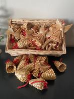 65 kerstornamenten van riet, Ophalen of Verzenden, Zo goed als nieuw