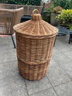 Rieten wasmand, Huis en Inrichting, Woonaccessoires | Schalen en Manden, Ophalen, Gebruikt, Rond, Riet